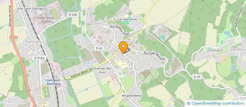 localisation de l'entreprise BOUCHERIE DES GOURMETS à LIANCOURT