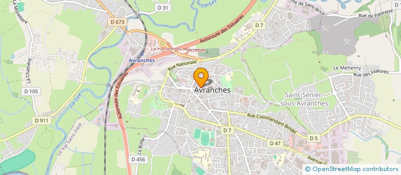 localisation de l'entreprise BOUCHERIE DES GOURMETS à AVRANCHES