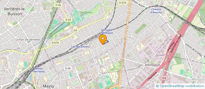 localisation de l'entreprise BOUCHERIE DES GOURMETS BLANPAIN à ANTONY