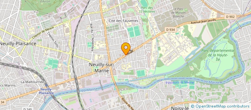 localisation de l'entreprise BOUCHERIE DES GOURMETS ET DES PRESTIGES SHIVA à NEUILLY-SUR-MARNE