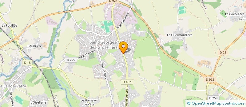 localisation de l'entreprise BOUCHERIE DES GROSEILLERS à SAINT-GEORGES-DES-GROSEILLERS