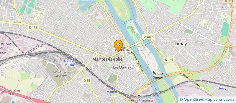 localisation de l'entreprise BOUCHERIE DES HALLES à MANTES-LA-JOLIE