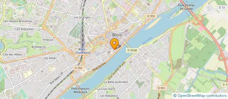 localisation de l'entreprise BOUCHERIE DES HALLES à BLOIS
