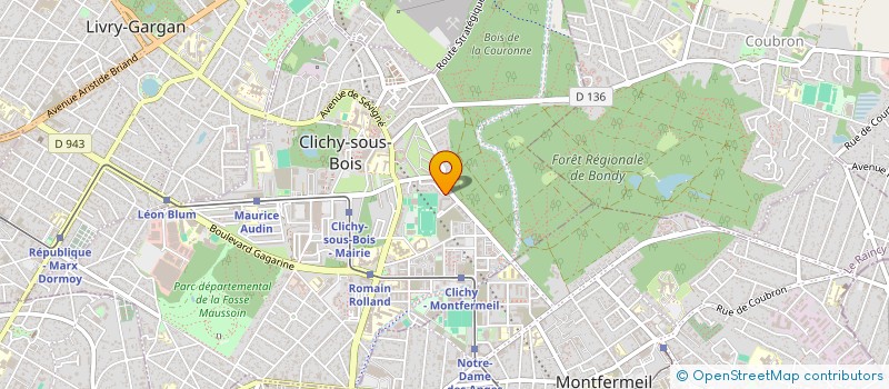 localisation de l'entreprise BOUCHERIE DES MARRONNIERS 3K à CLICHY-SOUS-BOIS