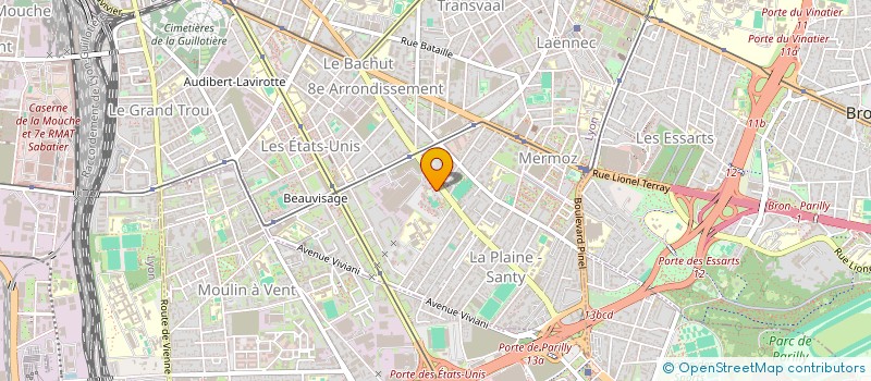 localisation de l'entreprise BOUCHERIE DES PENTES  LYON