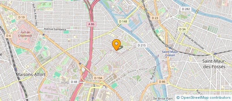 localisation de l'entreprise BOUCHERIE DES PLANETES à MAISONS-ALFORT