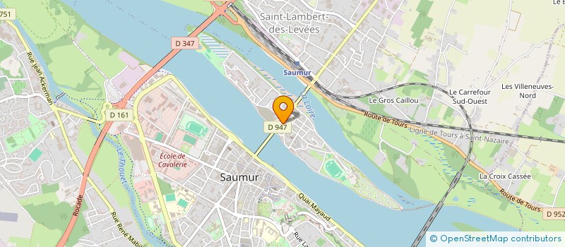 localisation de l'entreprise BOUCHERIE DES PONTS à SAUMUR