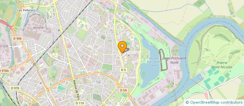 localisation de l'entreprise BOUCHERIE DES PRES SAINT-JEAN  CHALON-SUR-SAONE