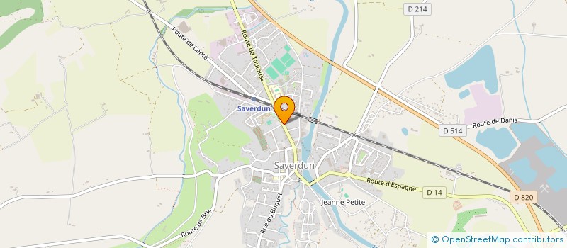 localisation de l'entreprise BOUCHERIE DES PYRENEES à SAVERDUN