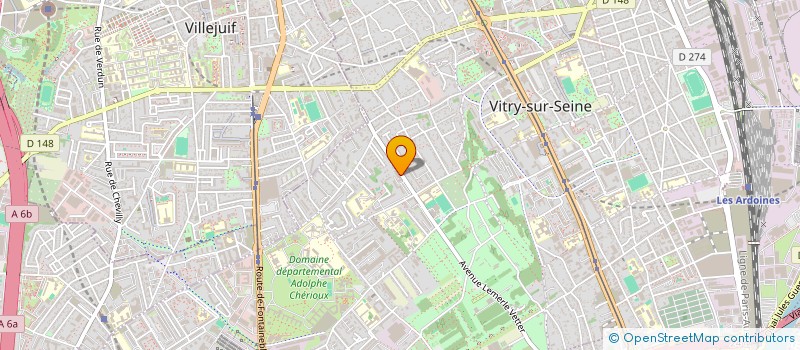 localisation de l'entreprise BOUCHERIE DES QUATRES FRERES à VITRY-SUR-SEINE