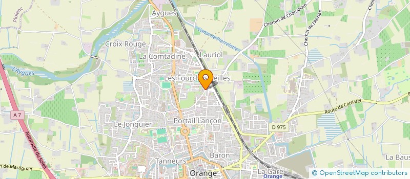 localisation de l'entreprise BOUCHERIE DES SAVEURS à ORANGE