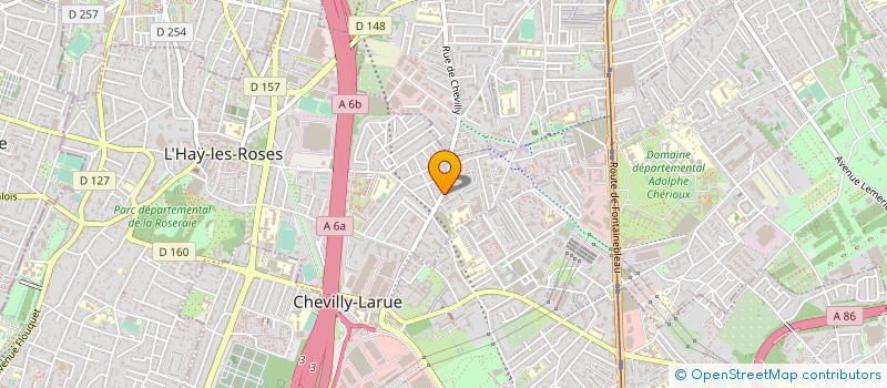 localisation de l'entreprise BOUCHERIE DES TROIS FRERES à L'HAY-LES-ROSES