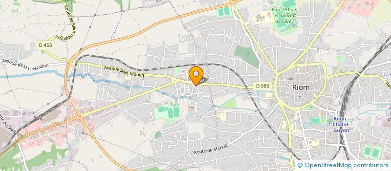 localisation de l'entreprise BOUCHERIE DES VOLCANS  MOZAC