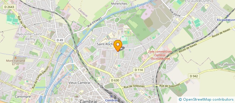 localisation de l'entreprise BOUCHERIE DESENFANS à CAMBRAI