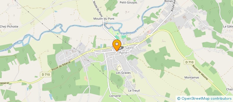 localisation de l'entreprise BOUCHERIE DESMOULIN PIERRE  TOCANE-SAINT-APRE