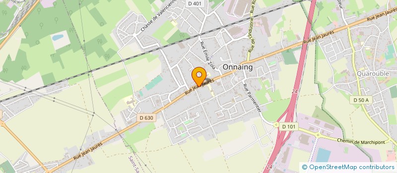 localisation de l'entreprise BOUCHERIE DEVRIES à ONNAING