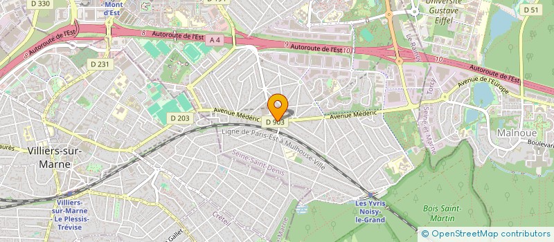 localisation de l'entreprise BOUCHERIE DLR à NOISY-LE-GRAND