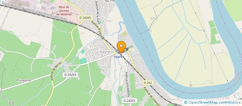 localisation de l'entreprise BOUCHERIE DN  VAYRES