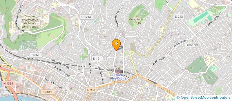 localisation de l'entreprise BOUCHERIE DOUVILLE à ROUEN