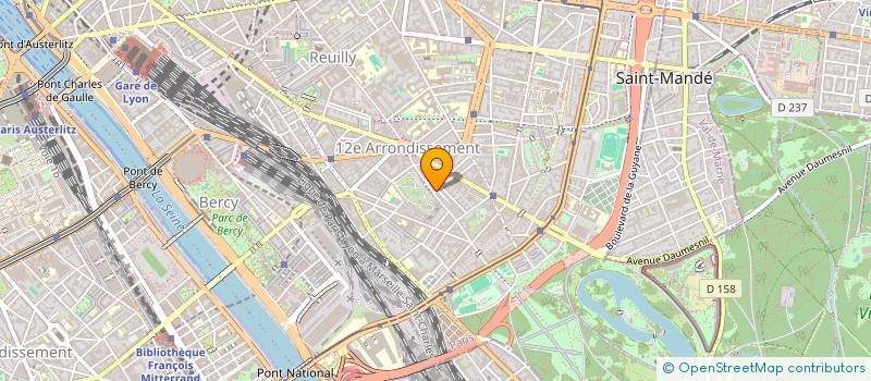 localisation de l'entreprise BOUCHERIE DU 12EME  PARIS