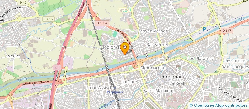 localisation de l'entreprise BOUCHERIE DU BAS VERNET à PERPIGNAN