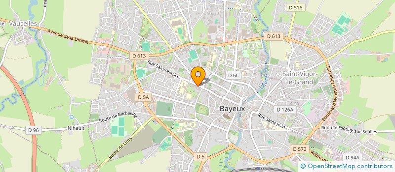 localisation de l'entreprise BOUCHERIE DU BESSIN à BAYEUX