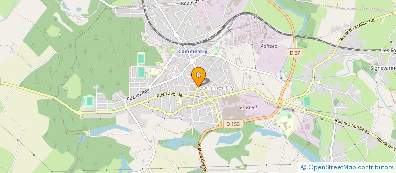 localisation de l'entreprise BOUCHERIE DU BOURBONNAIS  COMMENTRY