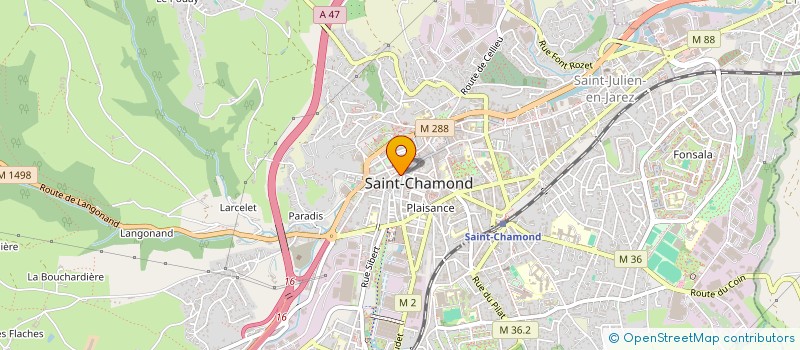 localisation de l'entreprise BOUCHERIE DU CARREFOUR à SAINT-CHAMOND