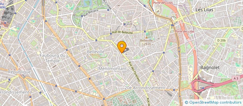 localisation de l'entreprise BOUCHERIE DU CENTRE  PARIS