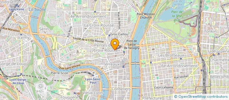 localisation de l'entreprise BOUCHERIE DU CENTRE à LYON