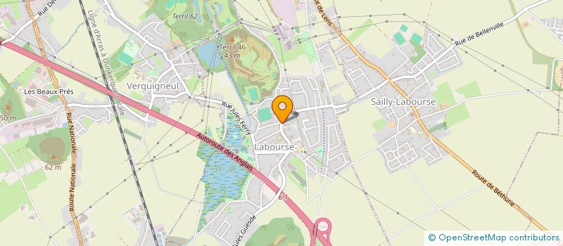 localisation de l'entreprise BOUCHERIE DU CENTRE  LABOURSE