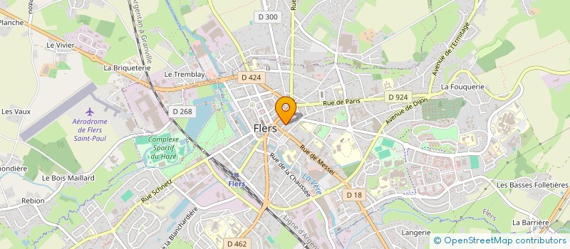 localisation de l'entreprise BOUCHERIE DU CENTRE à FLERS