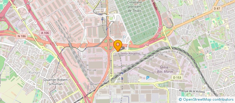 localisation de l'entreprise BOUCHERIE DU CENTRE  THIAIS