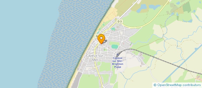 localisation de l'entreprise BOUCHERIE DU CENTRE  CAYEUX-SUR-MER