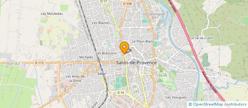 localisation de l'entreprise BOUCHERIE DU CENTRE à SALON-DE-PROVENCE