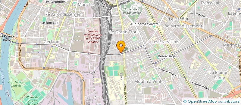 localisation de l'entreprise BOUCHERIE DU COIN  LYON