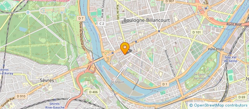 localisation de l'entreprise BOUCHERIE DU FORUM  BOULOGNE-BILLANCOURT