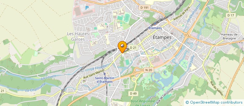 localisation de l'entreprise BOUCHERIE DU HAUT PAVE  ETAMPES