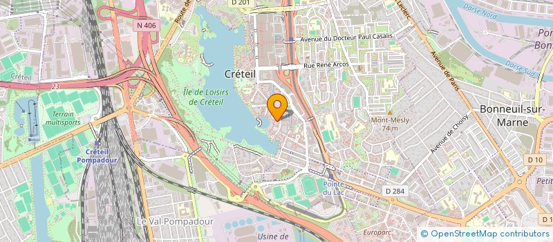 localisation de l'entreprise BOUCHERIE DU LAC à CRETEIL
