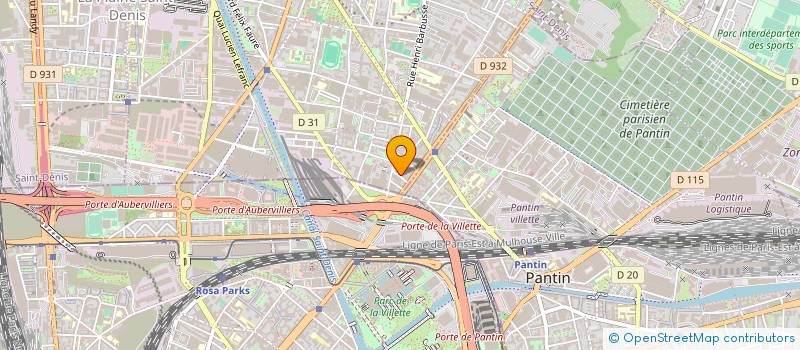 localisation de l'entreprise BOUCHERIE DU MARCHE à AUBERVILLIERS