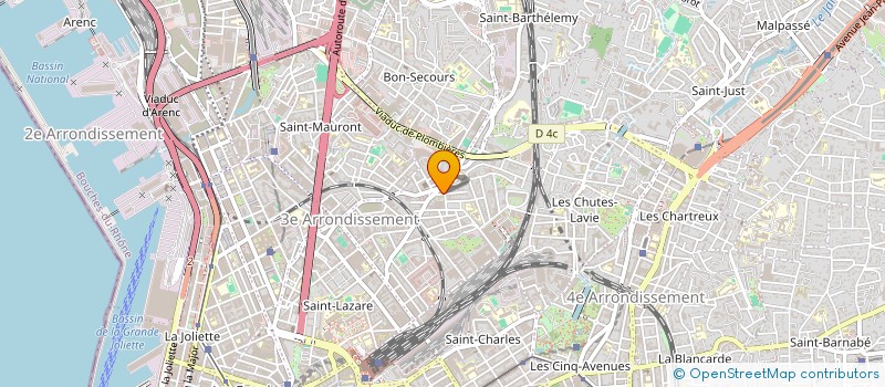 localisation de l'entreprise BOUCHERIE DU MARCHE à MARSEILLE