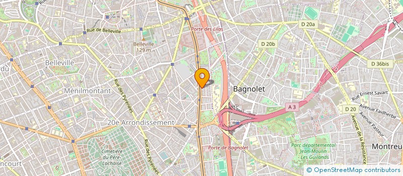 localisation de l'entreprise BOUCHERIE DU MARCHE MORTIER  PARIS