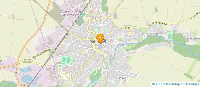 localisation de l'entreprise BOUCHERIE DU MARTROI à PITHIVIERS