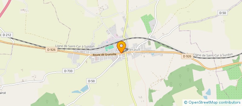 localisation de l'entreprise BOUCHERIE DU MERLERAULT à LE MERLERAULT