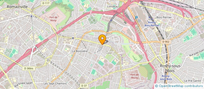 localisation de l'entreprise BOUCHERIE DU METRO  MONTREUIL