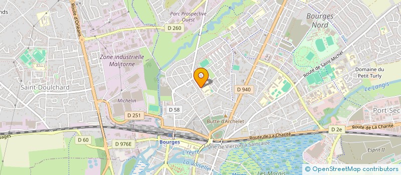 localisation de l'entreprise BOUCHERIE DU MOULON  BOURGES