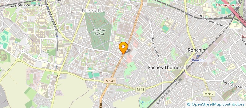 localisation de l'entreprise BOUCHERIE DU NORD à LILLE