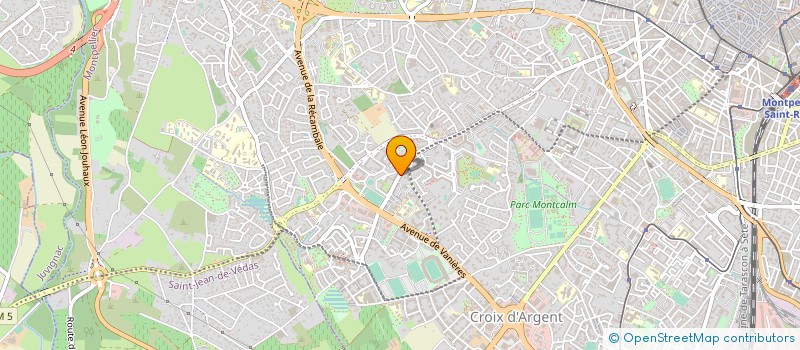 localisation de l'entreprise BOUCHERIE DU PAS DU LOUP à MONTPELLIER