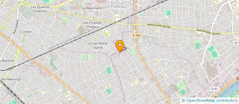 localisation de l'entreprise BOUCHERIE DU PLATEAU à SARTROUVILLE