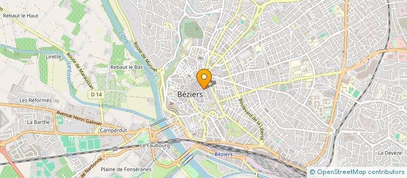 localisation de l'entreprise BOUCHERIE DU PONT 9 à BEZIERS